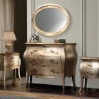 Comò in Listellare di Tiglio con 3 Cassetti Realizzato in Italia - Bled Viadurini