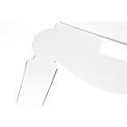 Comodino Artigianale in Plexiglass Trasparente Design Classico - Salino Viadurini
