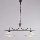 Complemento Luminoso di Design in Vetro e Metallo Made in Italy dal Look - Mira Viadurini