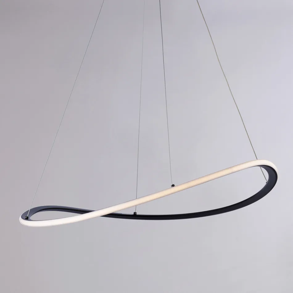 Complemento Luminoso di Design in Vetro e Metallo Made in Italy dal Look - Reticulum Viadurini