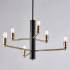 Complemento Luminoso di Design in Vetro e Metallo Made in Italy dal Look - Ursa Viadurini