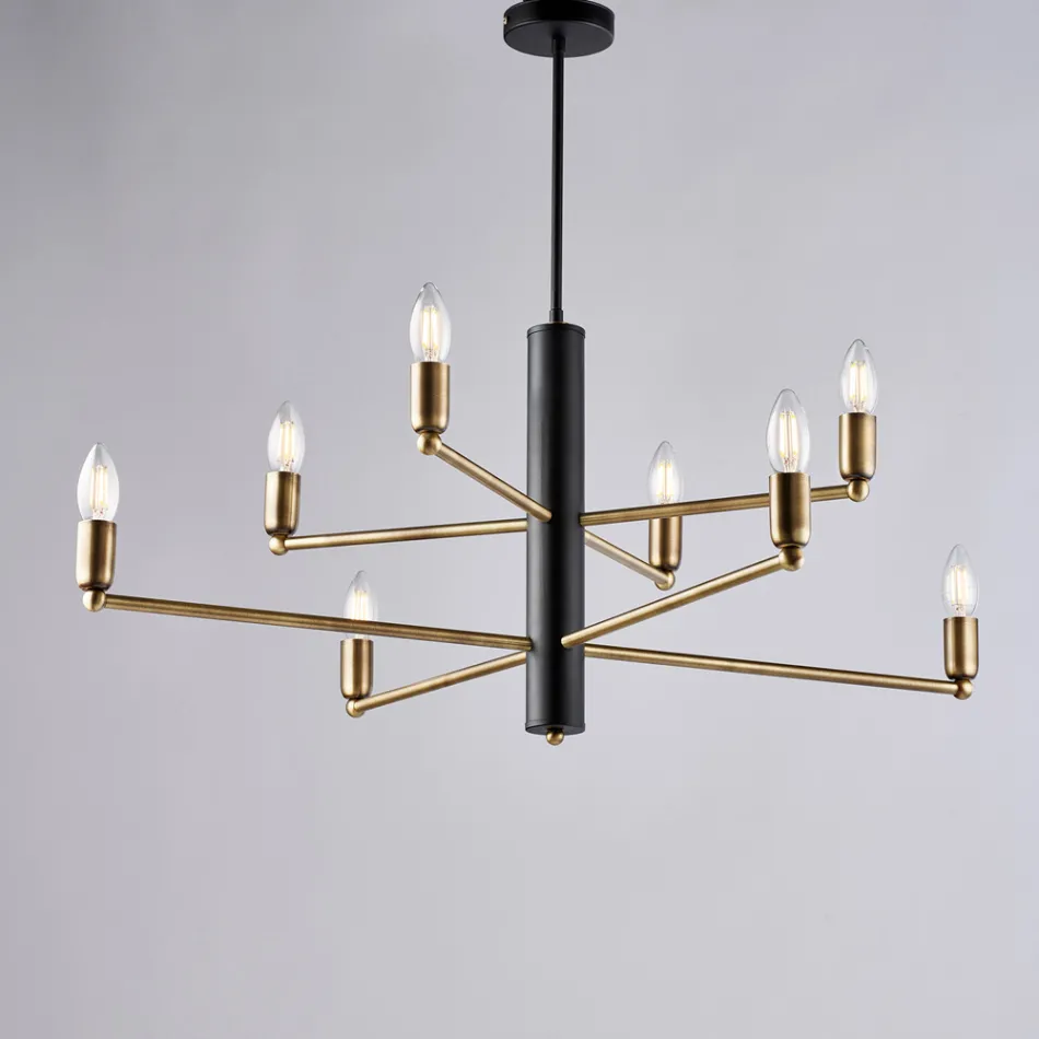 Complemento Luminoso di Design in Vetro e Metallo Made in Italy dal Look - Ursa Viadurini