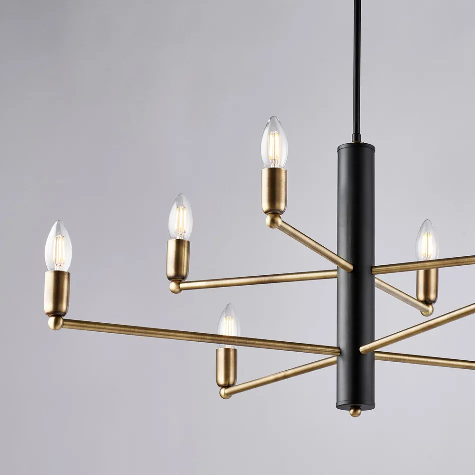 Complemento Luminoso di Design in Vetro e Metallo Made in Italy dal Look - Ursa Viadurini