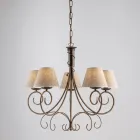 Complemento luminoso in vetro e metallo Made in Italy dal gusto elegante – Draco Viadurini