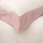 Completo Copripiumino King Size in 100% Cotone e 10% Raso di Cotone - Dettaglio Viadurini