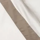 Completo Copripiumino King Size in 100% Cotone e 10% Raso di Cotone - Dettaglio Viadurini