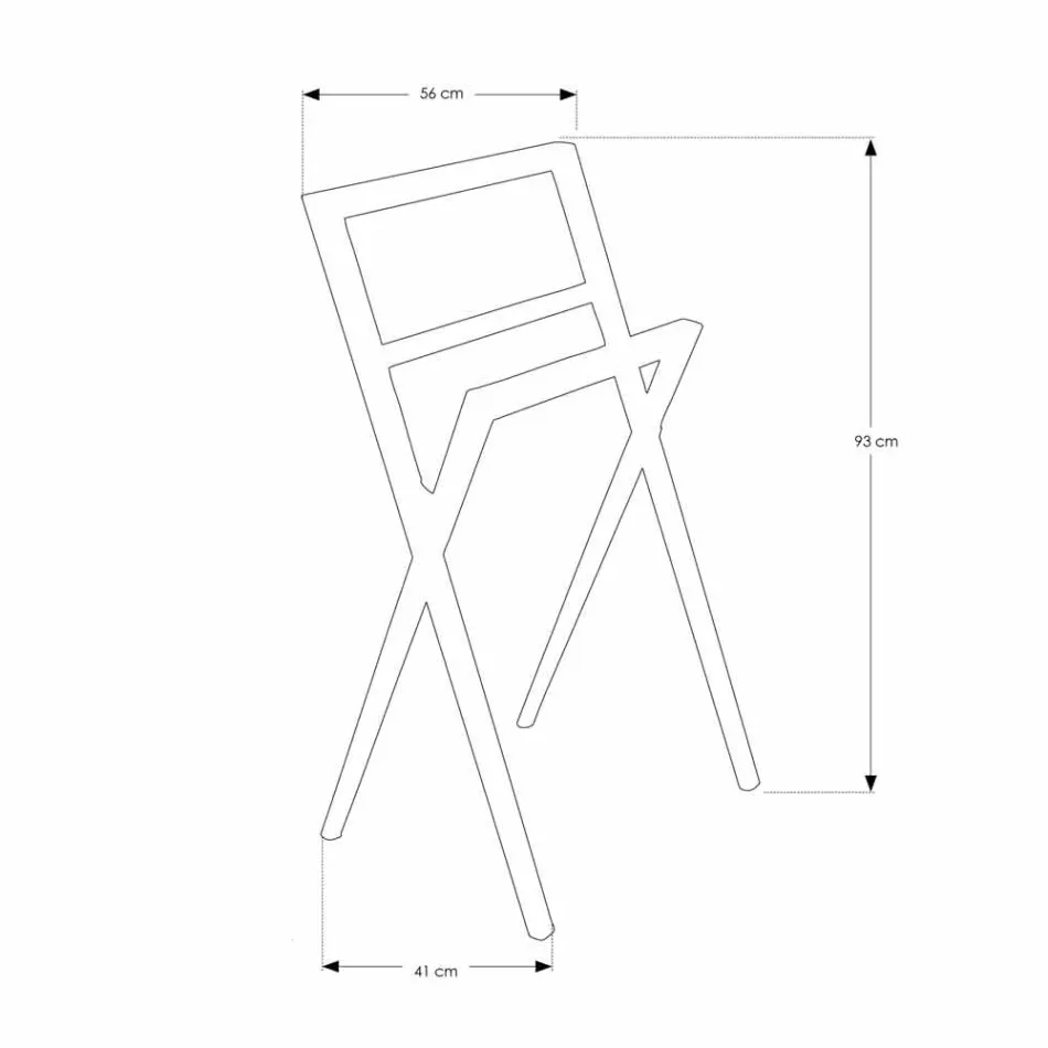 Composizione 4 Mobili Bagno in Legno di Teak e Acciaio Cromato - Beatles Viadurini