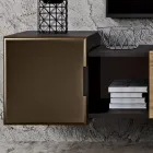 Composizione a Parete per la Zona Living di Design Moderno Made in Italy - Margit Viadurini