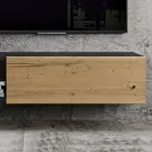 Composizione a Parete per la Zona Living di Design Moderno Made in Italy - Margit Viadurini