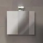 Composizione Arredo Bagno Sospesa in Melaminico Rovere – Becky Viadurini