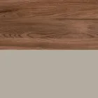 Composizione Bagno con 1 Cassetto, 2 Mensole in Quercia, Lavabo e Specchio - Titan Viadurini