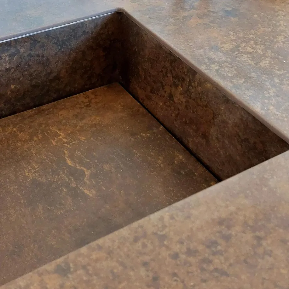 Composizione Bagno con 2 Cassetti e 2 Vani a Giorno, Specchio e Lavabo - Magnolia Viadurini