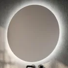 Composizione Bagno con 2 Cassetti, Specchio e Lavabo in Resina Bianca - Magnolia Viadurini