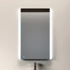 Composizione Bagno con 3 Cassetti Tortora Opachi, Specchio e Lavabo - Velaria Viadurini