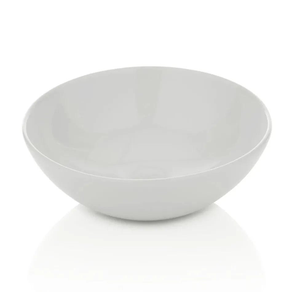 Composizione Bagno con 4 Cassetti, 2 Lavabi in Ceramica e Specchio - Titan Viadurini