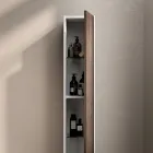 Composizione Bagno con 4 Cassetti in Rovere Rio, Specchio e Lavabo - Velaria Viadurini