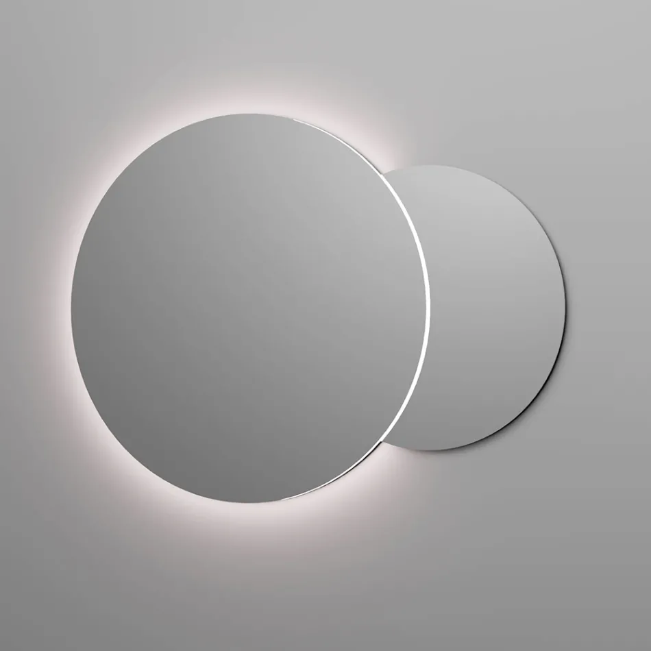 Composizione Bagno con 4 Cassetti in Rovere Rio, Specchio e Lavabo - Velaria Viadurini