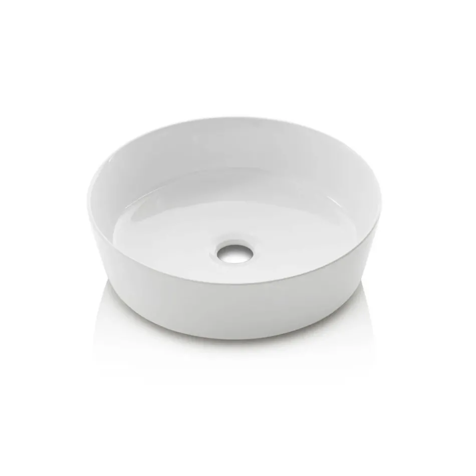 Composizione Bagno con 4 Cassetti in Rovere Rio, Specchio e Lavabo - Velaria Viadurini