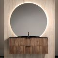 Composizione Bagno con Lavabo in Gres Noir Desir - Orione