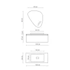 Composizione Bagno con Specchio Moderno, Base e Lavabo Made in Italy - Dream Viadurini