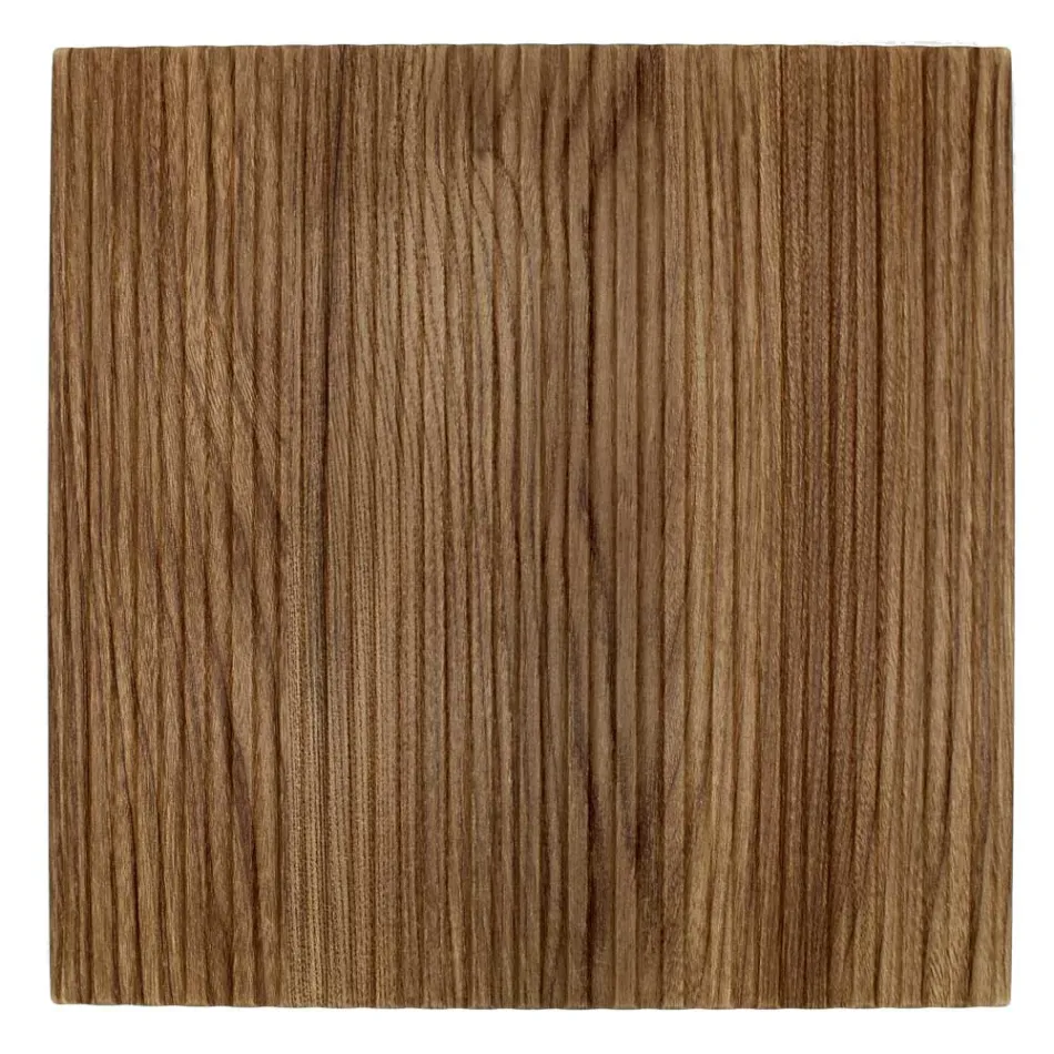 Composizione Bagno in Rovere Rio Cannettato Realizzato in Italia - Afrodite Viadurini