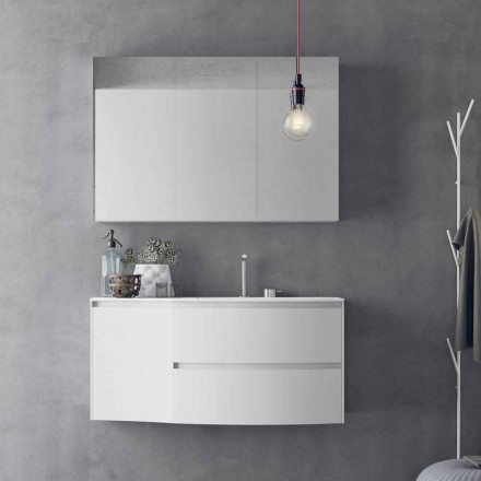 Composizione da Bagno Moderna e Sospesa di Design Made in Italy - Callisi7 Viadurini