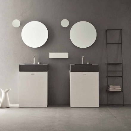 Composizione da Terra di Mobili Moderni per il Bagno di Design - Farart10 Viadurini