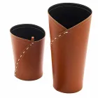 Composizione da Ufficio di Design Moderno in Cuoio Made in Italy – Giulio  Viadurini