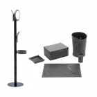 Composizione da Ufficio di Moderno Design in Cuoio Made in Italy – Andrea Viadurini