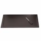 Composizione da Ufficio di Moderno Design in Cuoio Made in Italy – Andrea Viadurini