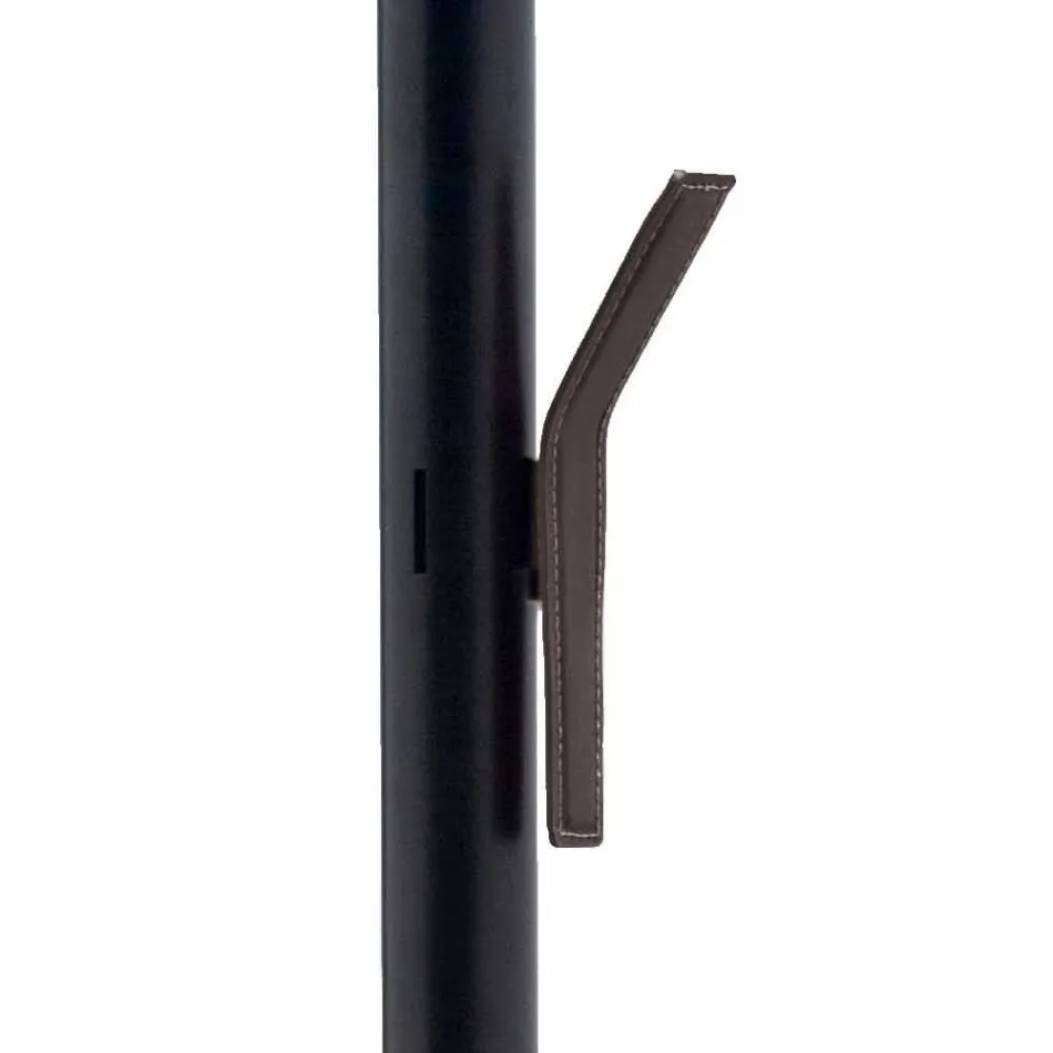 Composizione da Ufficio di Moderno Design in Cuoio Made in Italy – Andrea Viadurini