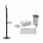 Composizione da Ufficio di Moderno Design in Cuoio Made in Italy – Andrea Viadurini