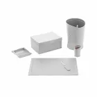 Composizione da Ufficio di Moderno Design in Cuoio Made in Italy – Andrea Viadurini