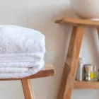 Composizione di Mobili Bagno in Teak Massello di Design Moderno - Azina Viadurini