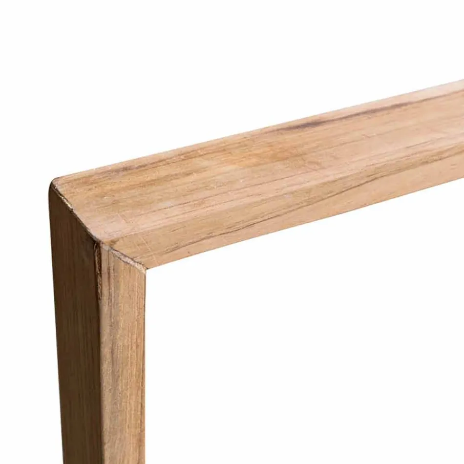 Composizione di Mobili Bagno in Teak Massello di Design Moderno - Azina Viadurini