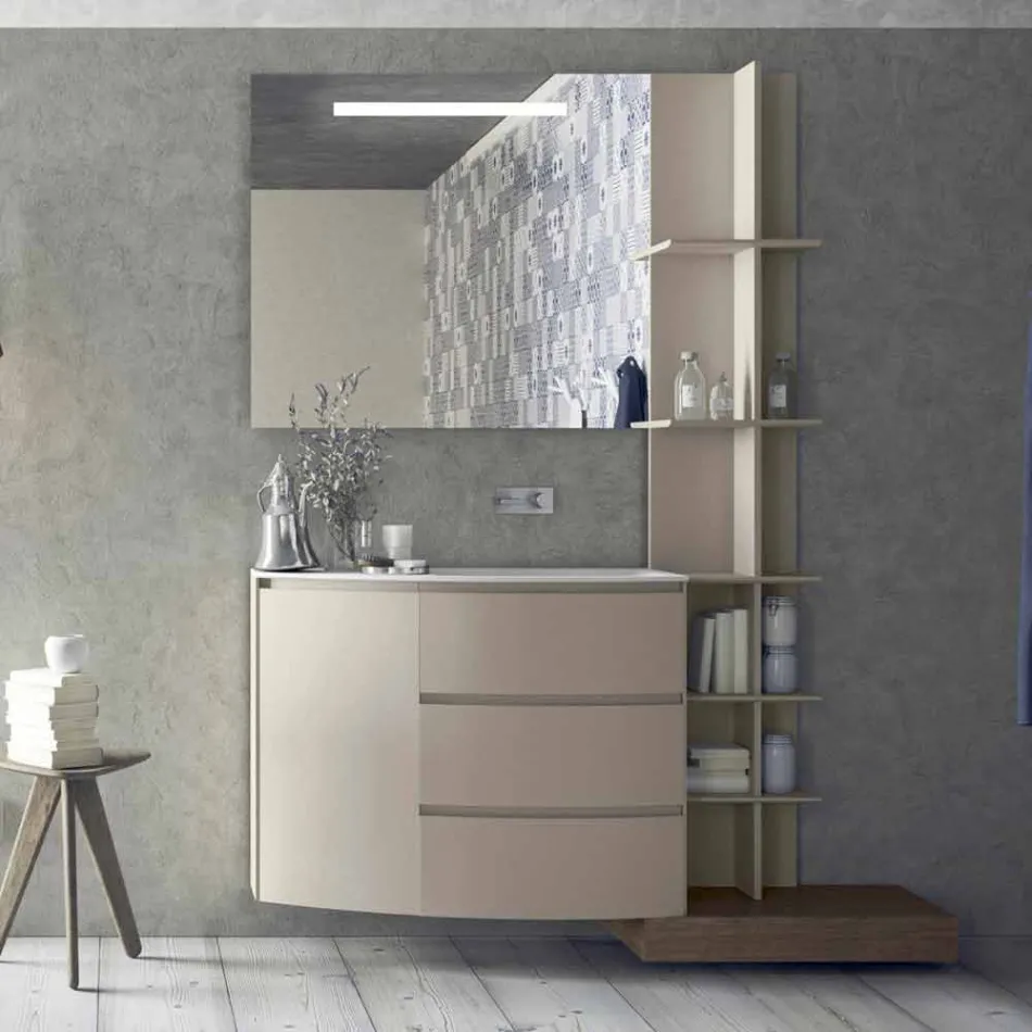 Composizione di Mobili d’Arredo per il Bagno di Design Moderno - Callisi13 Viadurini
