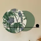 Composizione di Quadri in Legno con Stampa Tropicale Made in Italy - Giamaica Viadurini