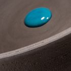Composizione Mobile Bagno a Terra Colore Blu incluso di Accessori - Maryse  Viadurini
