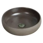 Composizione Mobile Bagno a Terra Verde e Accessori Smaltati - Maryse Viadurini