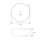 Composizione Mobile Bagno a Terra Verde e Accessori Smaltati - Maryse Viadurini