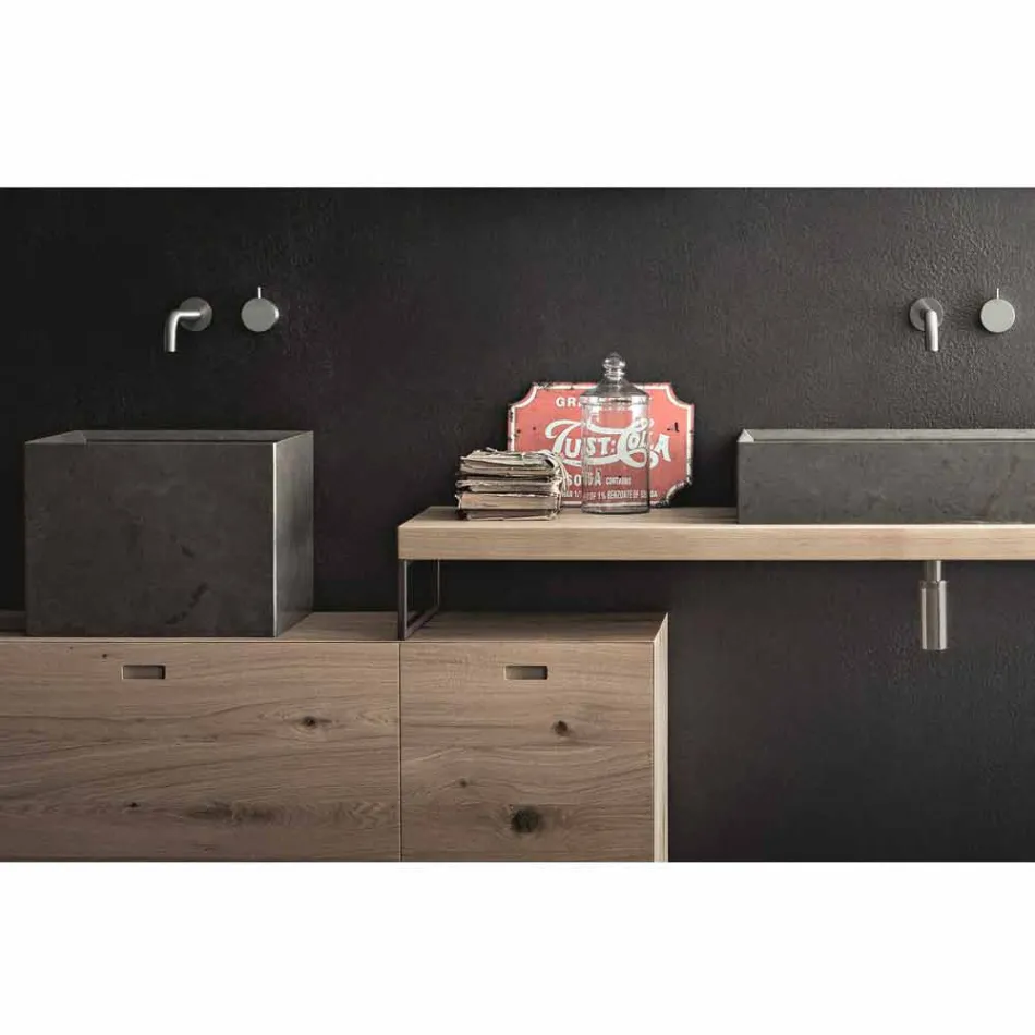 Composizione Moderna da Bagno di Mobili Design a Terra Made in Italy - Farart6 Viadurini