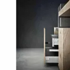 Composizione Moderna da Bagno di Mobili Design a Terra Made in Italy - Farart6 Viadurini