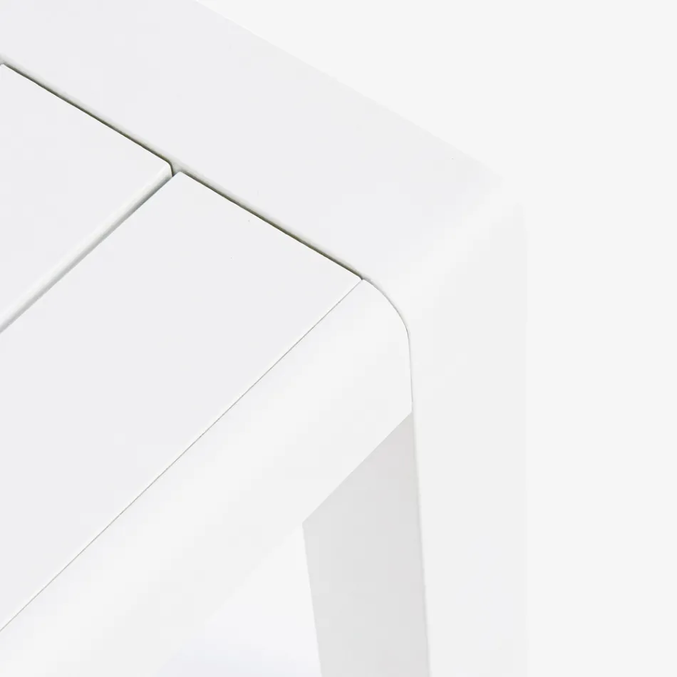 Composizione Salotto da Esterno in Alluminio e Tessuto, Homemotion - Francine Viadurini