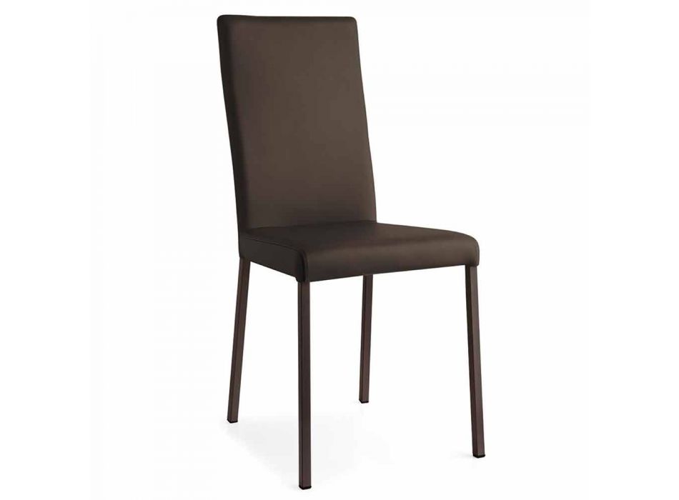 Connubia Calligaris Garda sedia moderna in tessuto e metallo, 2 pezzi 