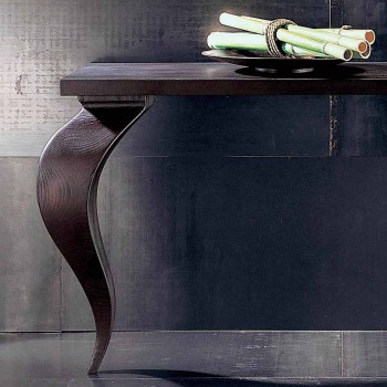 Console design moderno di lusso in legno massello, L150xP150cm, Tino
