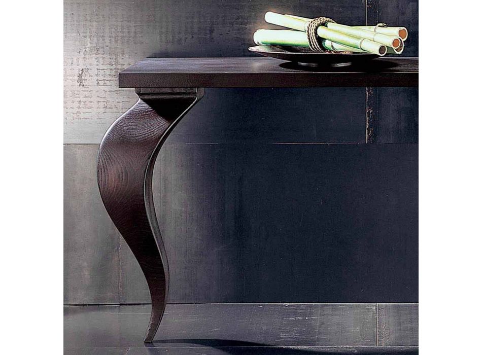 Console design moderno di lusso in legno massello, L150xP150cm, Tino