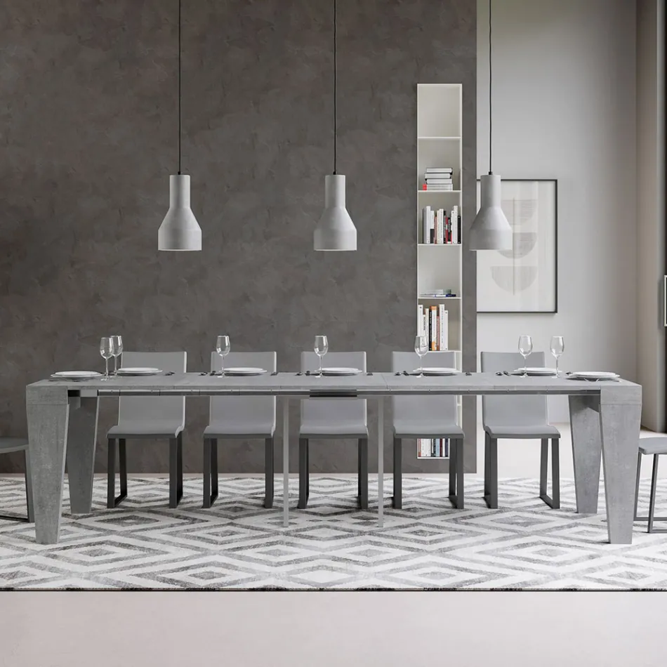 Consolle Allungabile a 300 cm in Legno Realizzata in Italia - Trono Viadurini