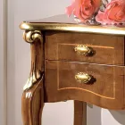 Consolle Classica in Legno 3 o 5 Cassetti di Lusso Made in Italy - London Viadurini