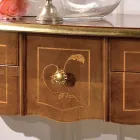 Consolle Classica in Legno 3 o 5 Cassetti di Lusso Made in Italy - London Viadurini