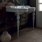 Consolle da bagno classica a doppia vasca fatta in Italia, Magda Viadurini